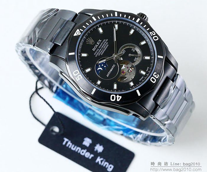 ROLEX勞力士 日月星辰系列 潛航者專用機械腕表 超強夜光 超強防水 高檔男士腕表  wssb4070